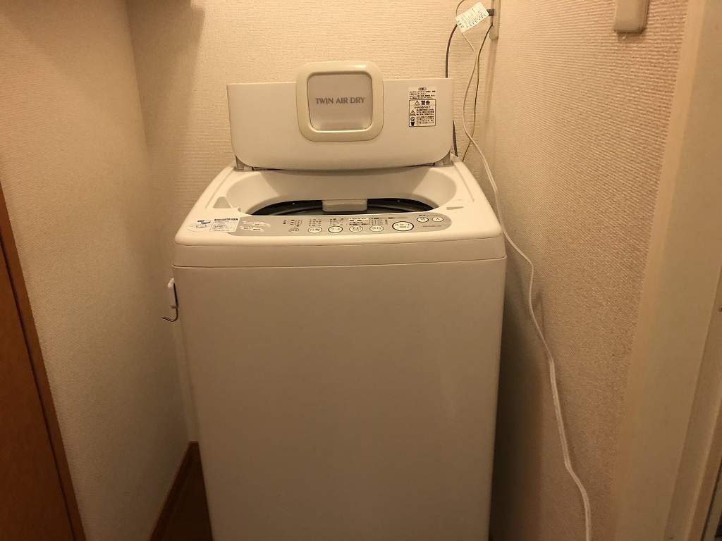 レオパレスの洗濯機