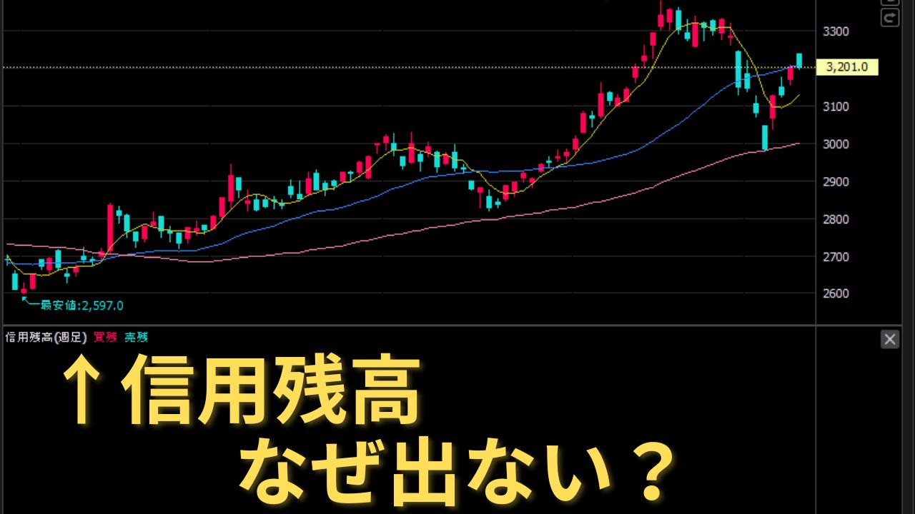 ハイパーSBI2で「信用残高」が表示されない時の直し方